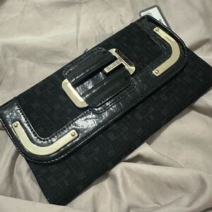 NWT VINTAGE GUESS BLACK WALLET
